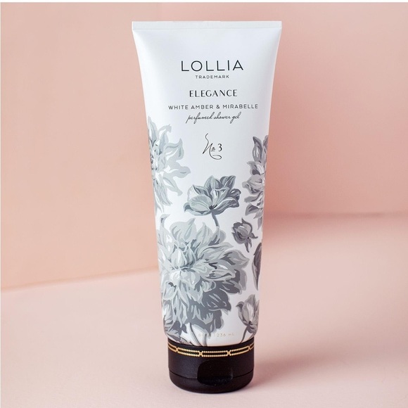 NEW Lollia Elegance Perfumed Shower Gel, White Amber, Margot Elena - Picture 1 of 9